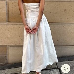 Meshki Audrina white dress